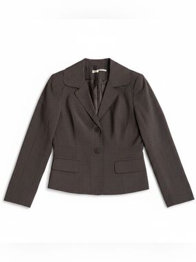 Leon Max Limited Edition Blazer Jacket Sz 2 Brown Max Studio Tailored Two-Button